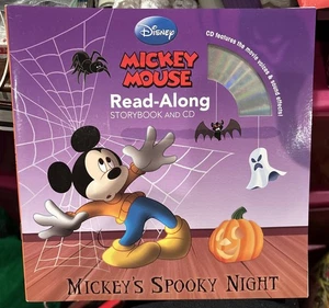 Mickey's Spooky Night Read-Along Storybook and CD by Disney Books (2010,... - Picture 1 of 4
