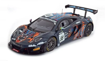 True Scale 1/18 McLAREN 12C GT3 #88 DRAGON 24H SPA 2013 - Immagine 1 di 4