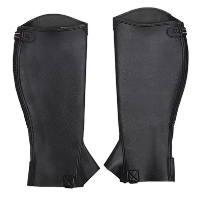 Equestrian Half Chaps For Adults Microfiber Protective Leg Guard Half Chap For H - Bild 1 von 4