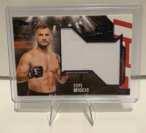 2025 Topps Knockout UFC Stipe Miocic Momentous Material FIGHTER WORN Blue /50 - Picture 1 of 3