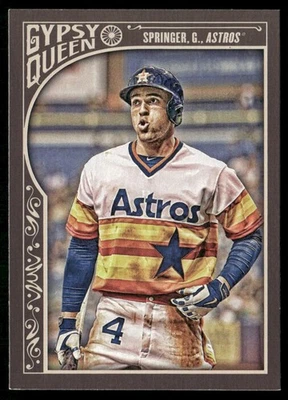 2015 TOPPS GYPSY QUEEN GEORGE SPRINGER HOUSTON ASTROS #183 - Image 1 of 2