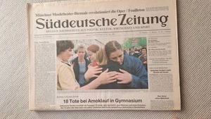 Süddeutsche Zeitung  | Amoklauf Erfurt | 27./28.04.2002 - Bild 1 von 1