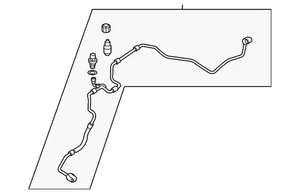 Genuine Volkswagen AC Line 561-820-741 - Picture 1 of 2