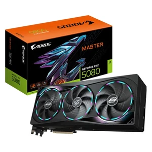 Gigabyte NVIDIA GeForce RTX 5080 AORUS MASTER Graphics Card - Afbeelding 1 van 8