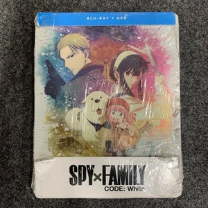 CRUNCHYROLL SPY x FAMILY CODE White Steelbook Blu-ray + DVD - Picture 1 of 7