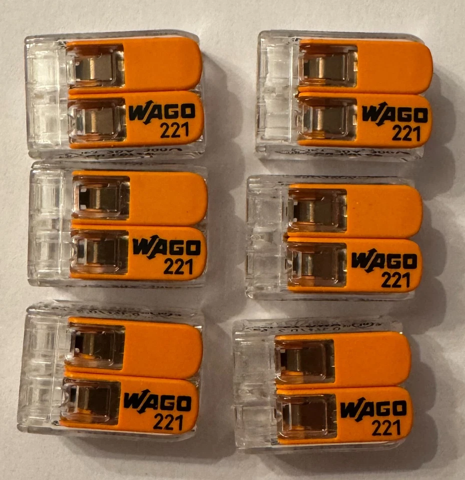lot de 6 WAGO 221-412 Connecteur - Photo 1/2