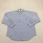 Tommy Hilfiger Shirt Mens Large Button Up Long Sleeve Blue (L)