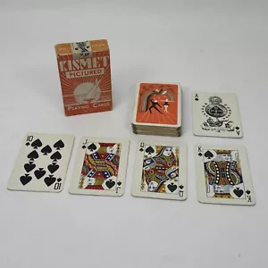 Vintage Kismet Biermans Playing Cards Decorated Aces 52 Deck Apprx 1920s / 1930s - Picture 1 of 11