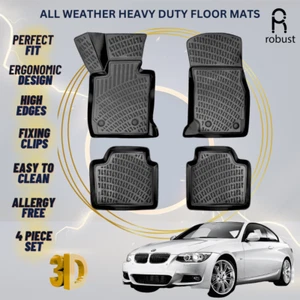 Floor Mats Liners For BMW 3 E92 Coupe 2007-2013 All Weather Heavy Duty Car Rugs - Picture 1 of 8