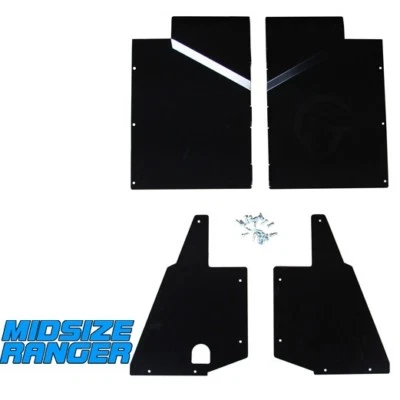 Rear Mud Guard Kit PL5413-BK, Black - Polaris Midsize Ranger, 2015 & Newer Foto 1 de 4