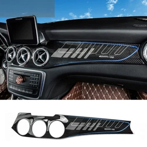 ABS Center Console Dashboard Panel Trim For Benz GLA X156 CLA W117 Class 2013-19 - Picture 1 of 10