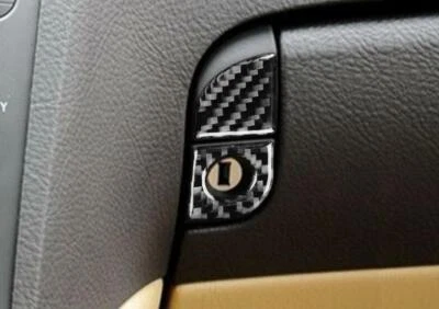 Caixa de armazenamento co-piloto alça tigela para Lexus GS350 450h 2007-11 fibra de carbono real - Imagem 1 de 4