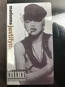 Single vidéo VHS Madonna Justify My Love - scellé - Photo 1 sur 5
