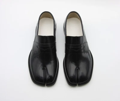 Ручной работы] Мужские кожаные мокасины Tabi поскользнуться на туфли пенни раздельный носок - Изображение 1 из 4