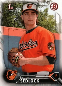 2016 Bowman Draft #BD-46 - Cody Sedlock FBC - Baltimore Orioles 16-204 - Picture 1 of 2