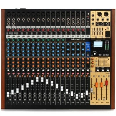 TASCAM MODEL 24 All-in-One Mixing Studio Interface Recorder with USB & Bluetooth - Image 1 of 4