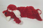 Boyds Bears Red Dog with Bone XOXO White Ears and Bone with Tush Tag 15"