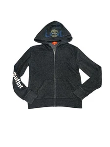 Butter Super soft Girls Rhinestone Emoji Zip Hoodie Sweatshirt Size M(8-10) - Picture 1 of 4