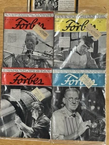 FORBES MAGAZIN 1937 ARTIKEL & ANZEIGEN VINTAGE KONVOLUT LOT - Bild 1 von 10