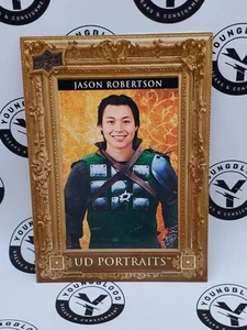 2023-24 UD Upper Deck Series 2 Portraits P39 Jason Robertson Dallas Stars - Picture 1 of 2