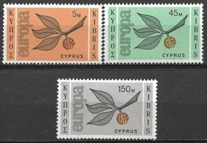 Chipre 1965 Yvert 250/52 Europa CEPT sin montar o nunca montado en muy buen estado - Imagen 1 de 1