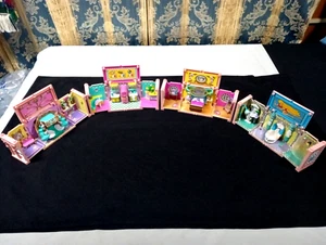 Vintage Poly Pocket Dream Builders Mansion 4 Rooms 1999 Bluebird Toys - Picture 1 of 11