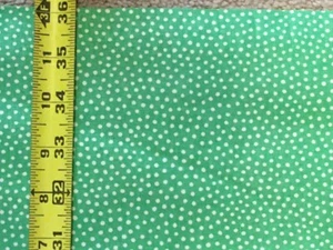 Vintage Cyrus Clark Fabric / Mini-dot JESSIE Green- 2 Yards - Picture 1 of 3