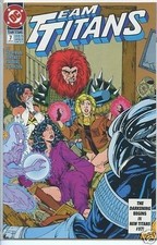 Team Titans 1992 series # 7 near mint comic book