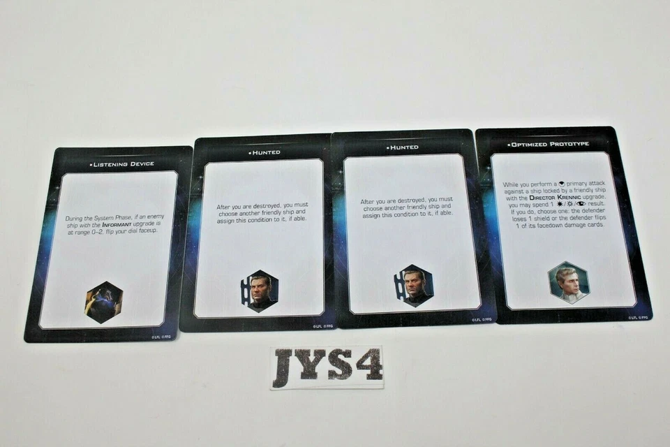 Tarjetas de actualización de arte alternativo X-Wing - JYS4 Foto 1 de 1