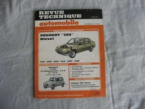 Revue Technique Automobile ou RTA N°483 Peugeot 309 Diesel + Evo. Renault 4 GTL - Photo 1/12