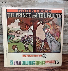 Robin Hood The Prince And The Pauper Vinyl MGM High Fidelity Record Album LP - Picture 1 of 5