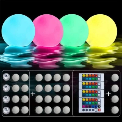 LED Night Light Ball 15-inch 16 Colors and Dimmable Globe Light with Remote - Image 1 of 4