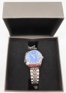 Mathey-Tissot Mathey III Quartz Crystal Blue Dial Women's Watch, 32mm (D810ABU) - Picture 1 of 7