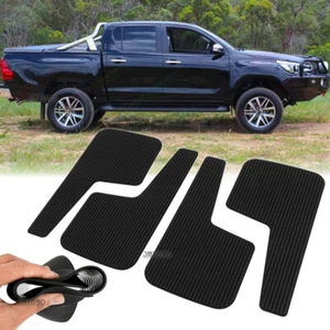 Guardabarros de goma para Toyota Hilux Revo Rocco 4x4 4x aletas de barro guardabarros guardabarros - Imagen 1 de 14
