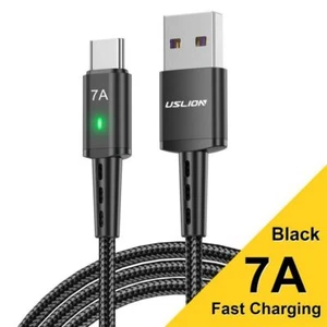 Type C Fast Charger 7A USB Cord Cables Charging Cable For Android Samsung Phone - Picture 1 of 15