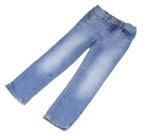 BABY GAP 1969 Girls Faded Wash 5 Pocket Adjustable Waist Skinny Jean Sz 4 - Picture 1 of 3