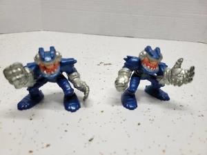 2 Fisher Price Great Adventures Dragon Tower Blue Dragon Master 1996 Vintage  - Picture 1 of 4