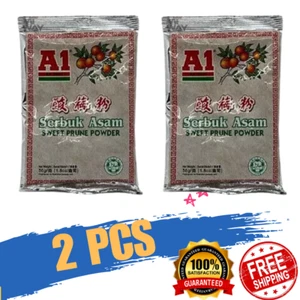2X SWEET SALTY SOUR PRUNE (PLUM) POWDER Serbuk Asam Asian Condiment for Fruits - Picture 1 of 2