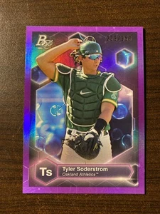Tyler Soderstrom A’s 2022 Bowman Platinum Purple /250 Baseball Card PE-14 - Picture 1 of 2