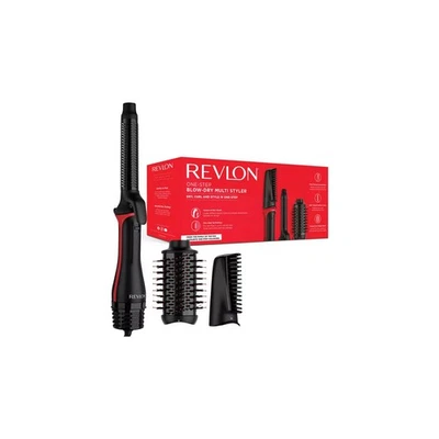 Revlon Hair Dryer Multi Styler Blow Dry Curler Brush 3 Attachments 4 Settings - Image 1 of 2