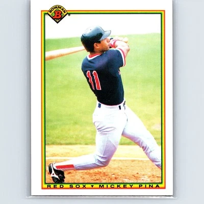 1990 Bowman Mickey Pina Rookie #270 Boston Red Sox - Image 1 of 2