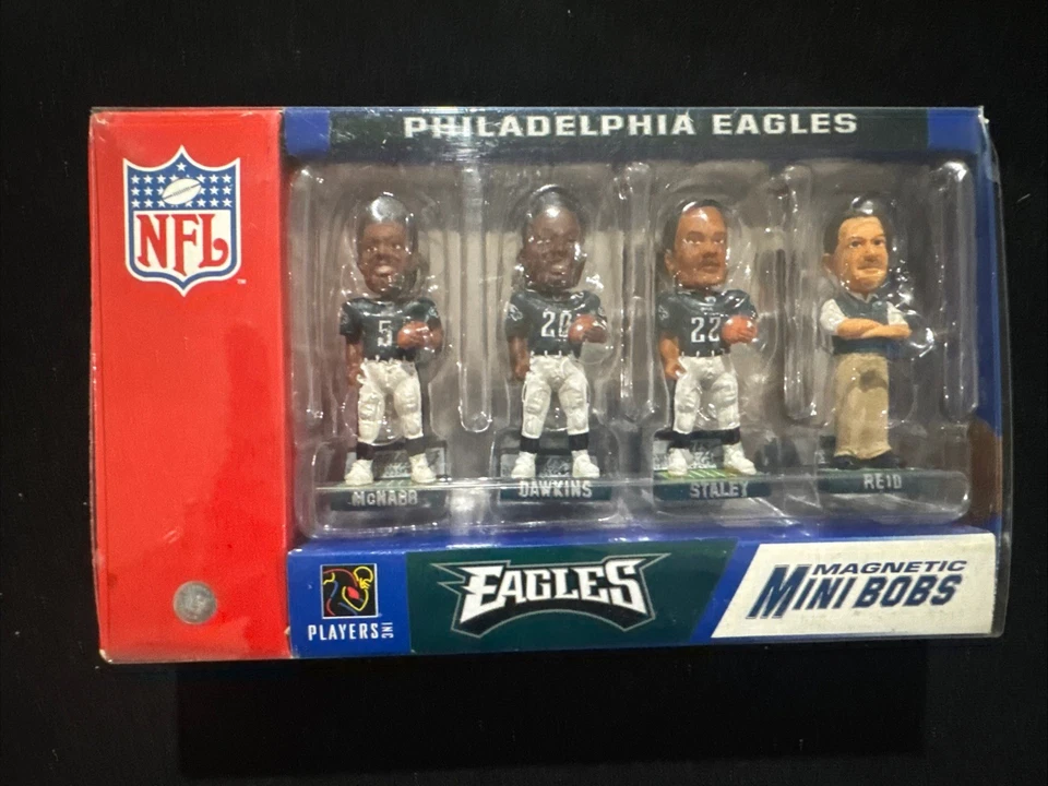 Навсегда коллекционные Philadelphia Eagles магнитные мини-бобы новые в упаковке РЕДКИЕ - Изображение 1 из 4