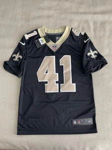 Nike Alvin Kamara 41 New Orleans Saints Vapor Limited Black Jersey SZ Small $160 - Picture 1 of 6
