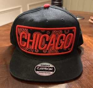 Carbon Elements Premium Headwear Chicago SnapBack Adjustable Cap Hat - Picture 1 of 5