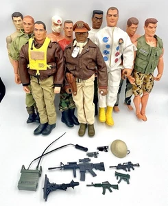 10 Vintage GI Joe 12" Action Figures with Accessories 1992-99 - Picture 1 of 9