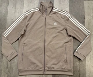 Adidas Men’s Beige (Vapour Grey) Beckenbauer Track Jacket - XL (CW1255) - Picture 1 of 5