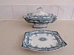 Richmond Burslem serving dish with lid - Picture 1 of 4