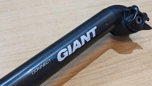 Giant Connect SL Carbon FIbre Bike Seatpost Black 30.9mm 370mm Layback Seat Post - Picture 1 of 12