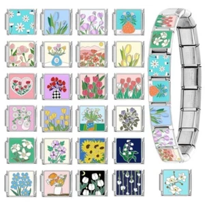 Stainless Steel Module Bracelet Accessories DIY Jewelry Gift - Picture 1 of 35
