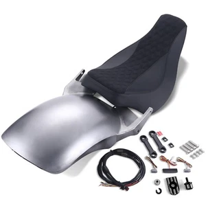 Rear Fender + Solo Seat w/ Light for Harley Breakout FXBRS 114 FXBR107 2018-2024 - Picture 1 of 5